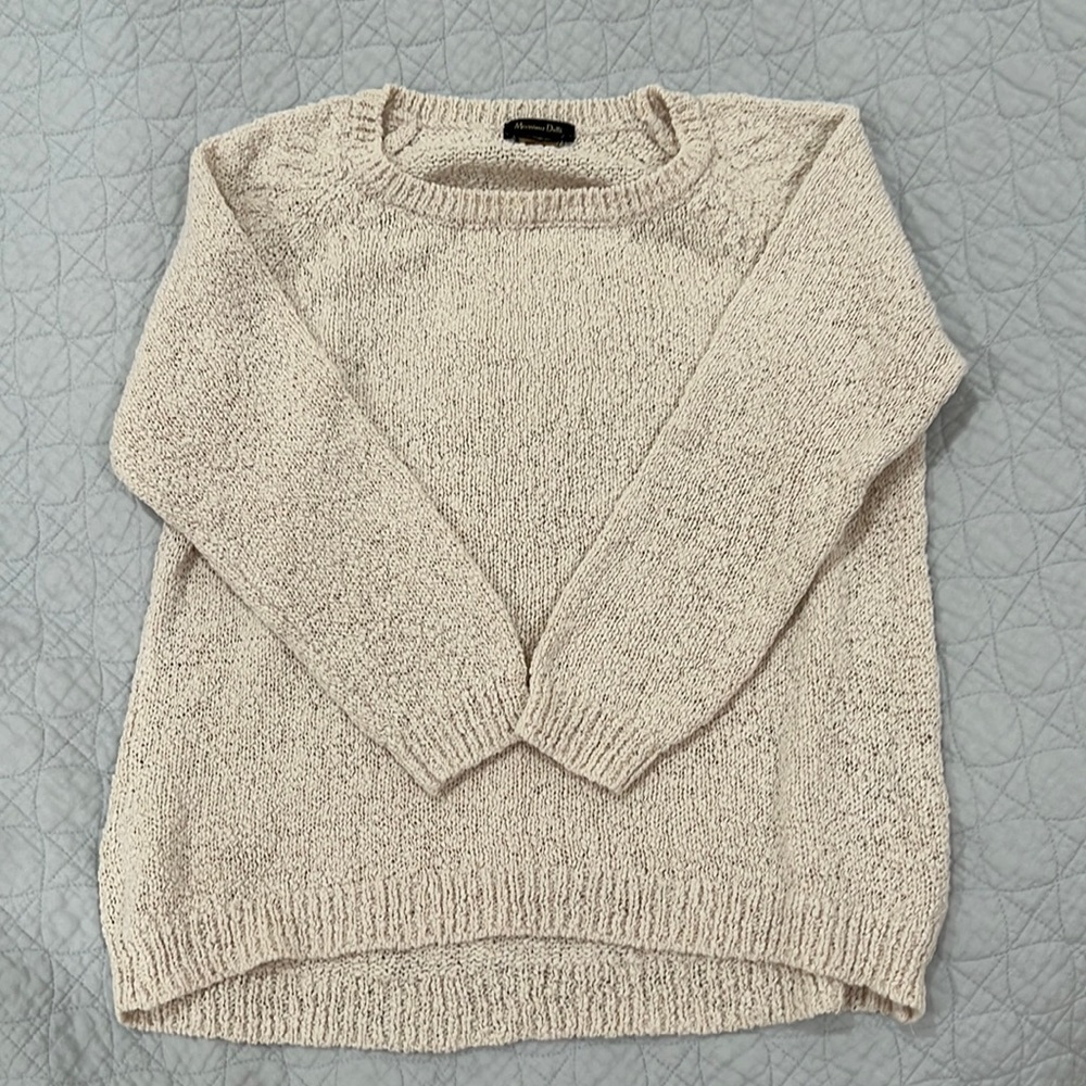 Massimo Dutti Cream Sweater